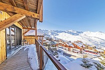 Val Thorens | Les Chalets Koh I Nor | balkon met uitzicht